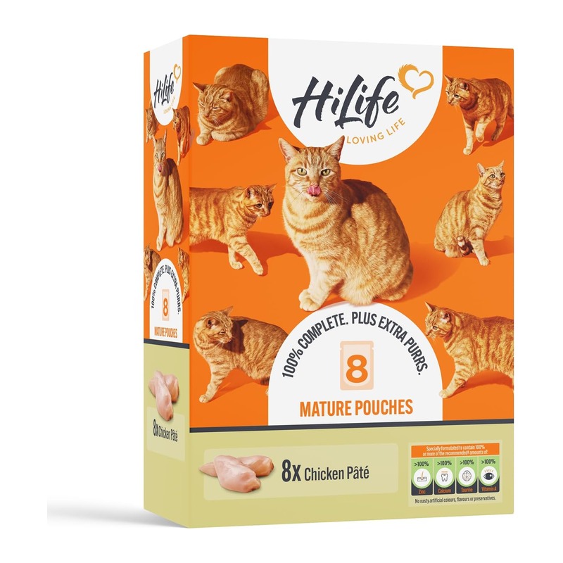 HiLife 老年猫全价湿粮 鸡肉冻 无谷配方