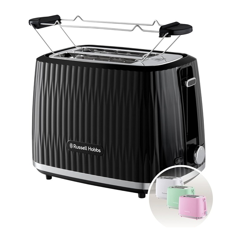 领豪 Russell Hobbs Eden 双槽烤面包机 800W 黑色