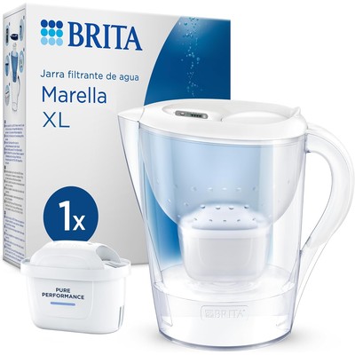BRITA Marella XL 大容量滤水壶 3.5L 白色（含 1 只 MAXTRA PRO 滤芯）