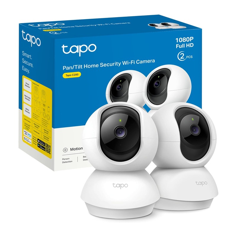 Tapo C200P2 室内 WiFi 监控摄像头 360° 1080P