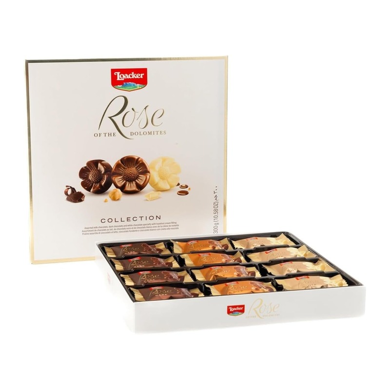 Loacker 莱家 Rose of the Dolomites 玫瑰巧克力礼盒 24颗 300g