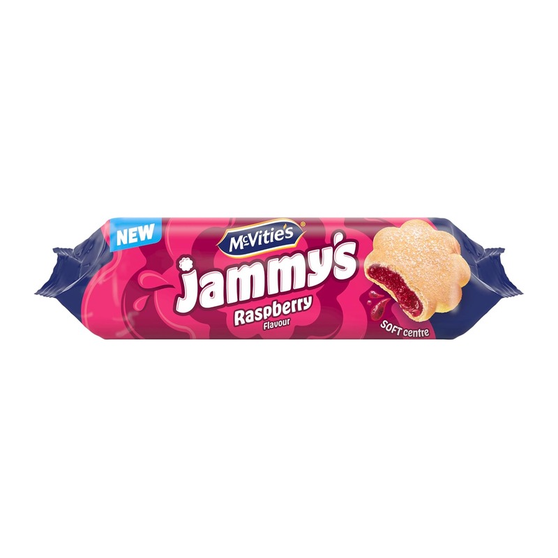 McVitie's Jammy's 覆盆子夹心饼干 136.5g