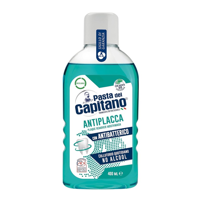 Pasta del Capitano 抗牙菌斑无酒精漱口水（意大利制造）