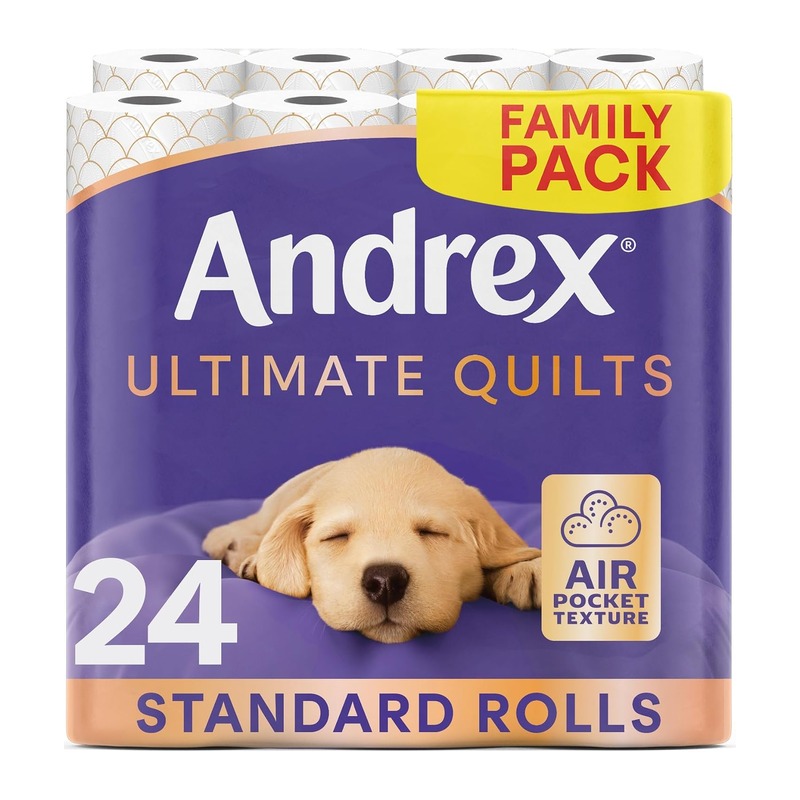 Andrex Ultimate Quilts 三层卷纸 24卷装