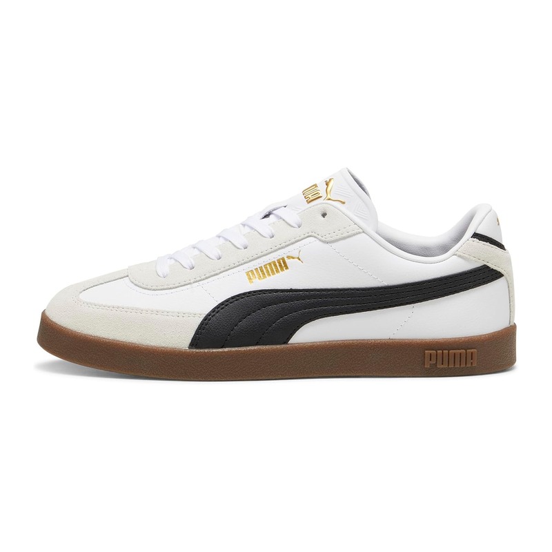 PUMA 彪马 Club II Era 复古德训板鞋（白黑配色，生胶底）