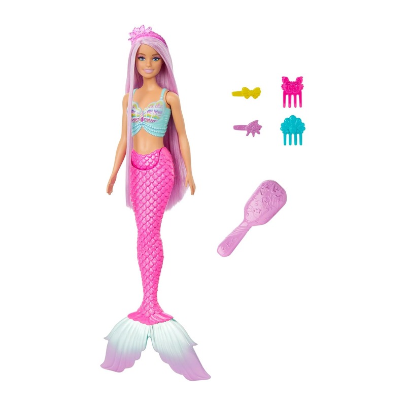 芭比 Barbie 美人鱼娃娃（粉色长发款）