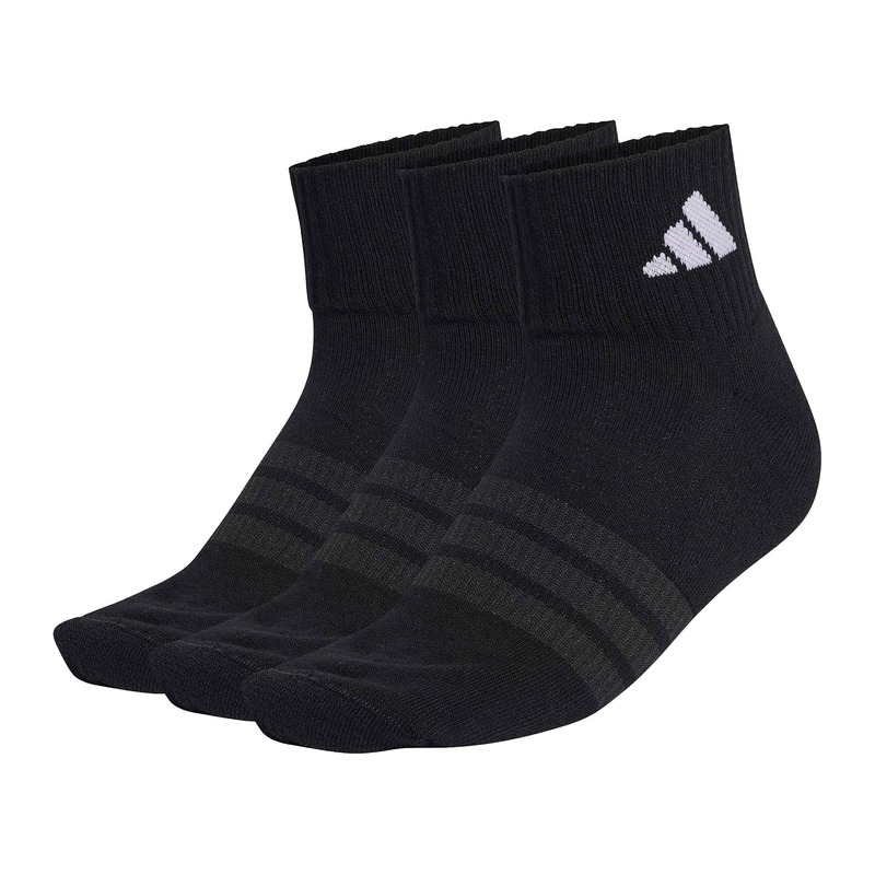 adidas 阿迪达斯 中性加厚短筒运动袜 3双装