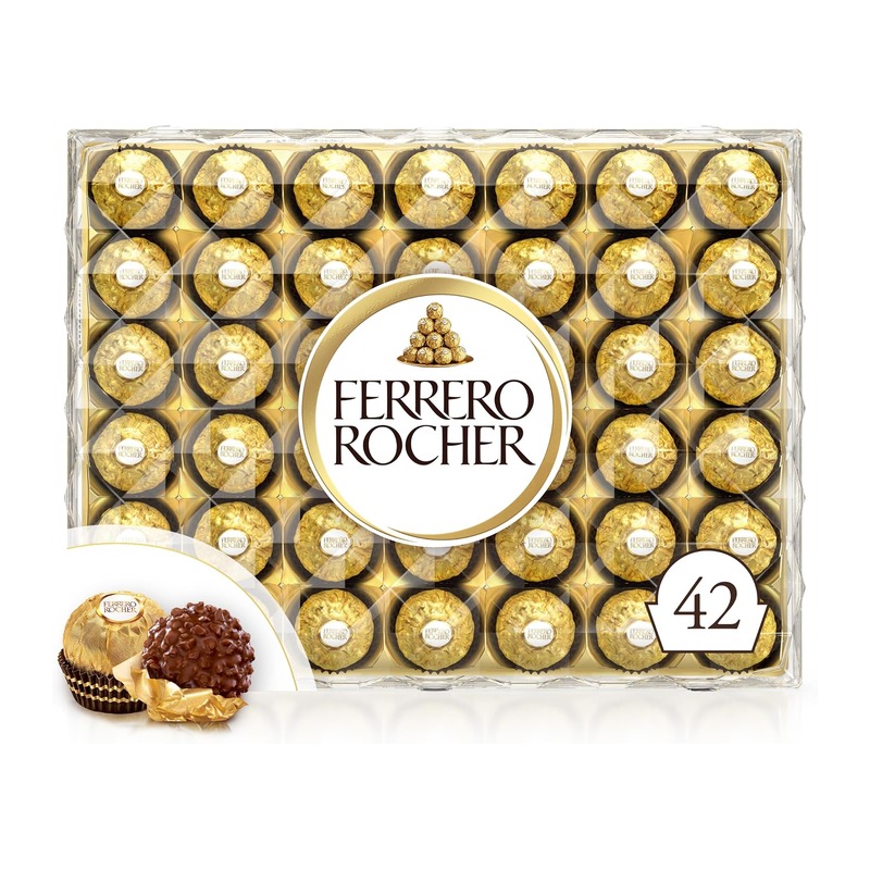 Ferrero Rocher 费列罗 榛果威化巧克力 圣诞礼盒 42颗 525g