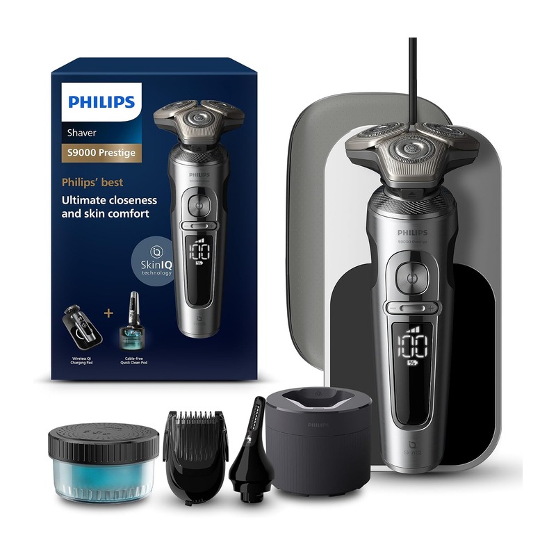 飞利浦 Philips 9000 Prestige 干湿两用电动剃须刀 SP9885/35