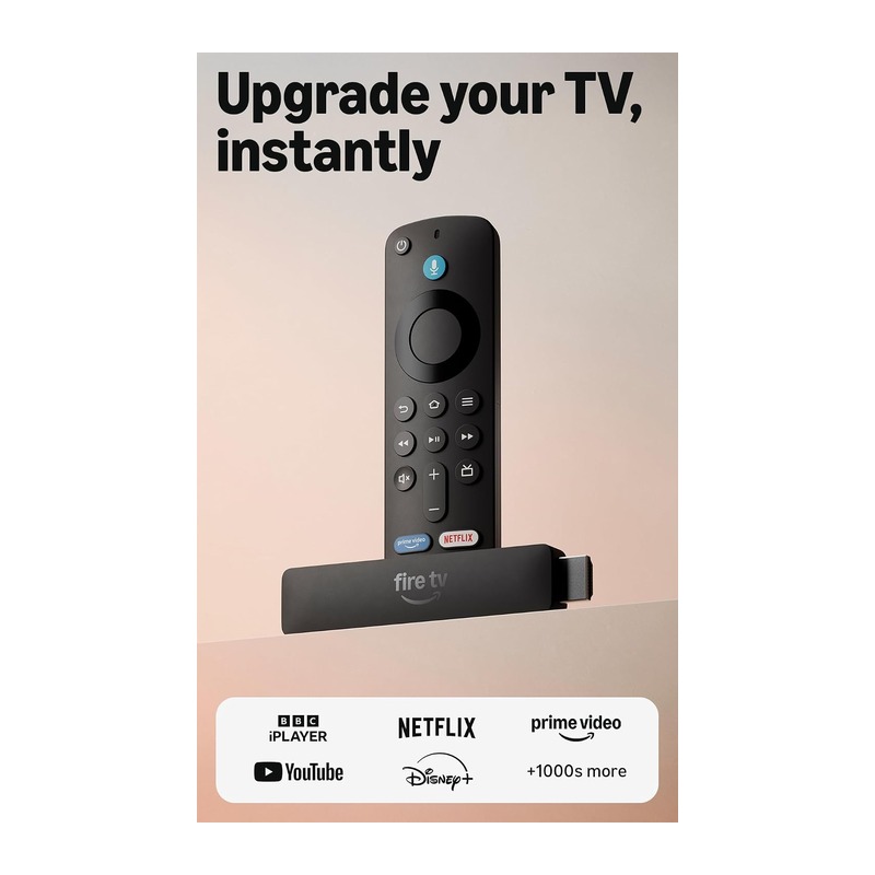 亚马逊 Amazon Fire TV Stick HD 电视棒 最新款 附 Alexa 语音遥控器
