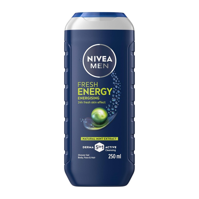 NIVEA MEN 妮维雅男士 Fresh Energy 三合一沐浴露 250ml×6