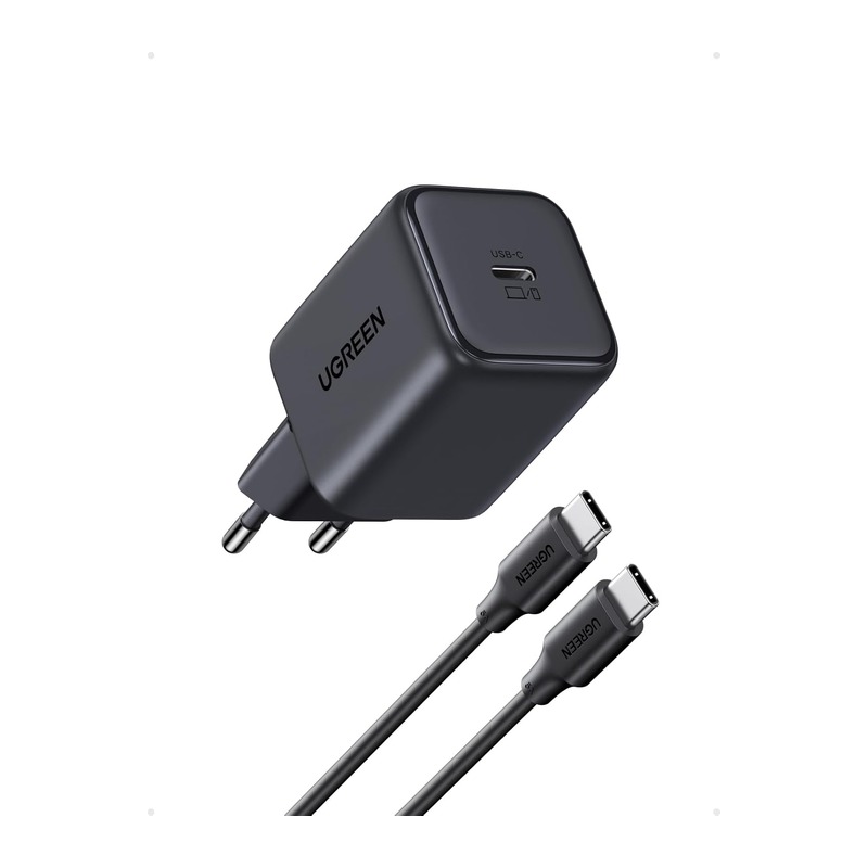 绿联 UGREEN Zapix 45W 氮化镓快充充电器 附1,5米USB-C线(1套)
