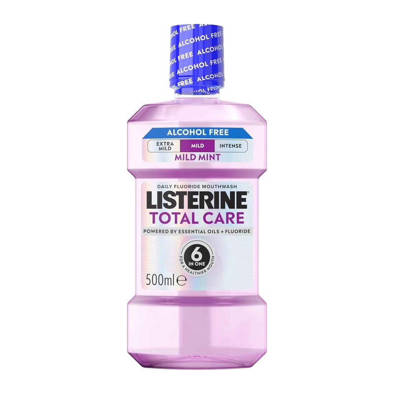李斯特林 Listerine Total Care 全效护理漱口水 温和无酒精 500ml