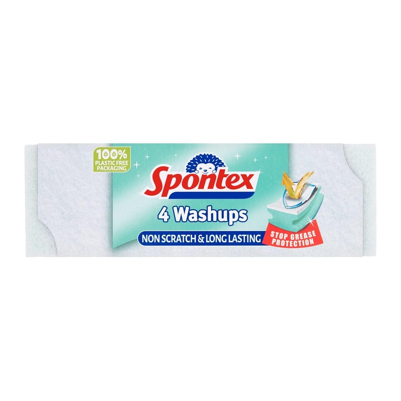 Spontex Washups 不伤锅洗碗海绵 4片装