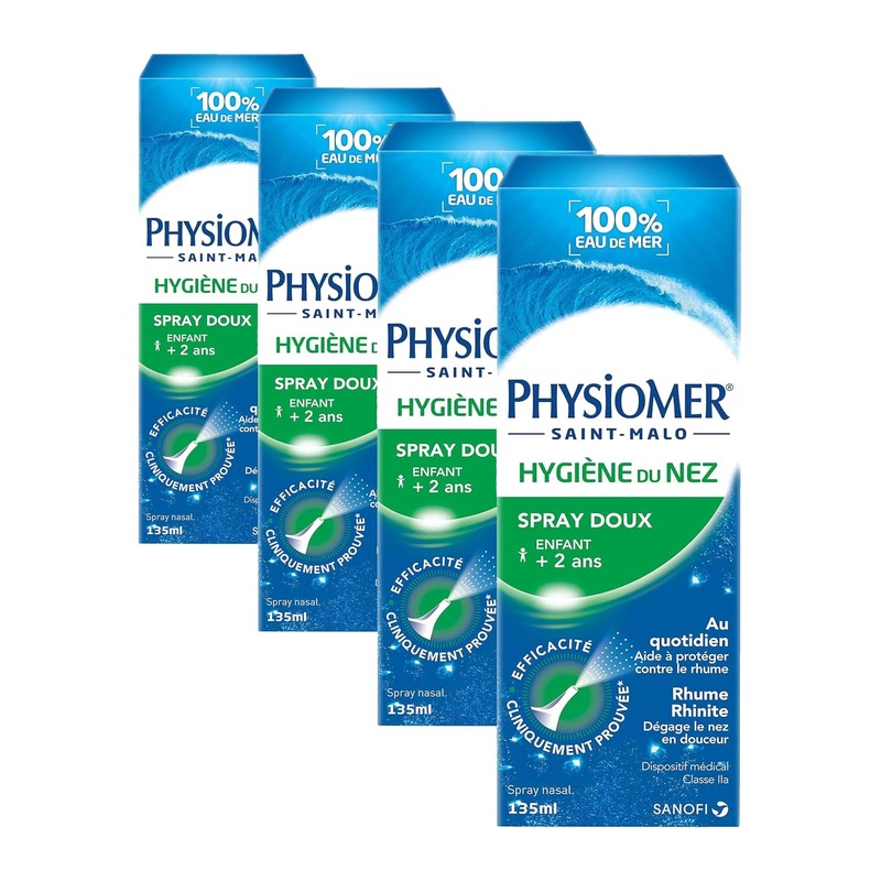 Physiomer 100%海水洗鼻喷雾 135ml×4瓶
