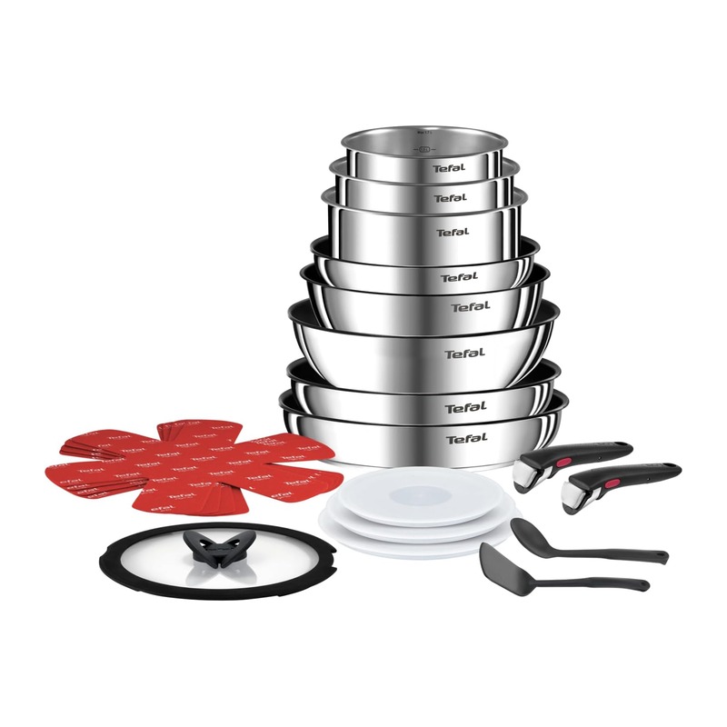 Tefal 特福 Ingenio Emotion 不锈钢20件套锅