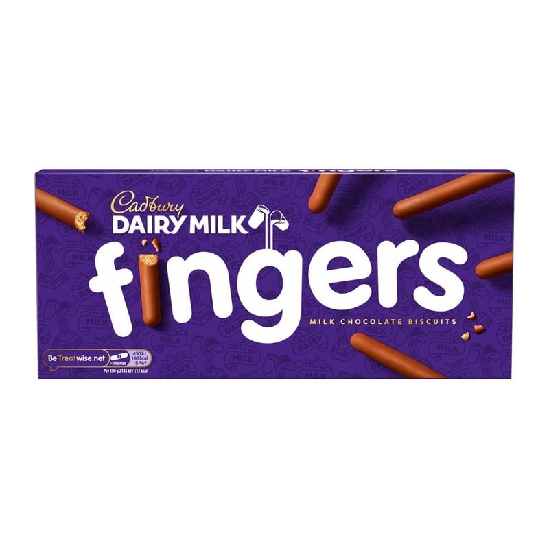Cadbury 吉百利 Fingers Crossed 牛奶巧克力手指饼干 114g