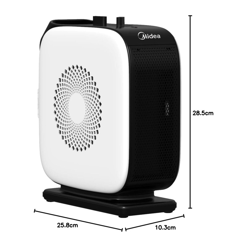 Midea 美的 NTY15-19CAE 陶瓷暖风机 1500W 白黑色