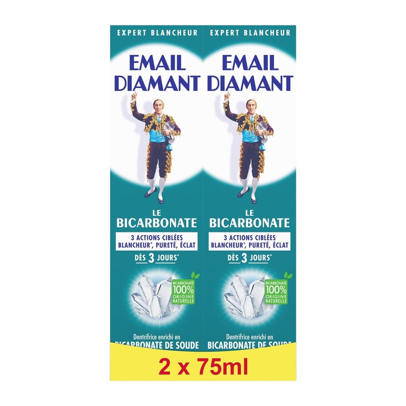 Email Diamant 小苏打美白牙膏 75ml×2支