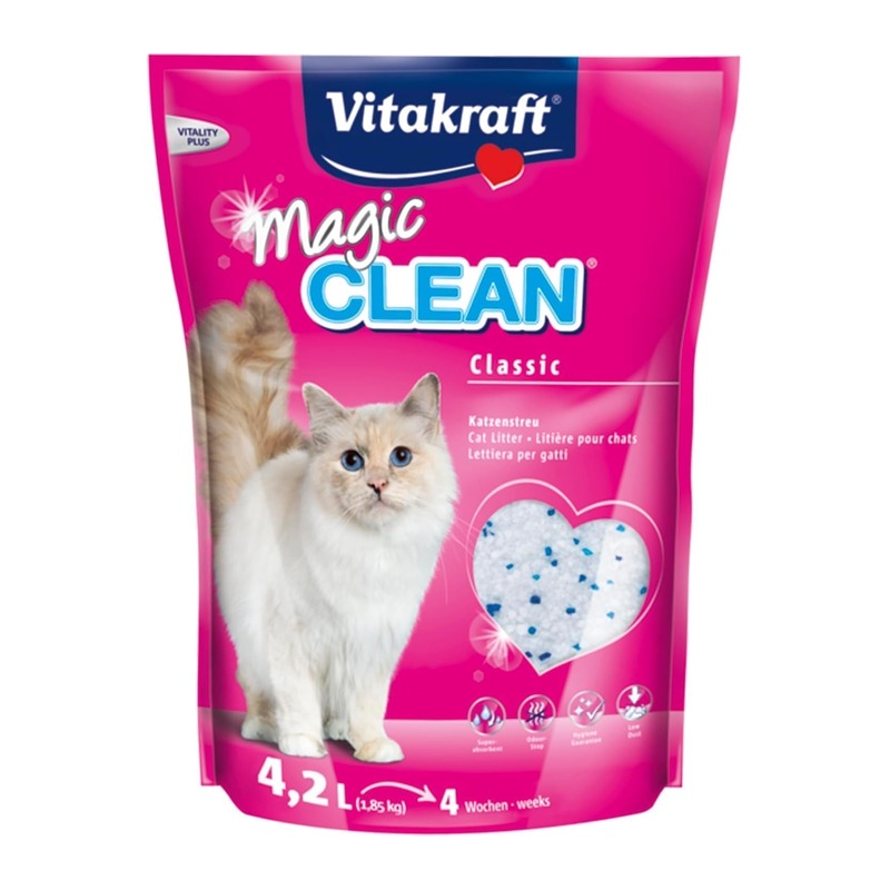 Vitakraft Magic Clean 硅胶水晶猫砂 4.2L