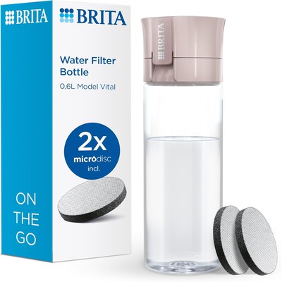 BRITA Vital 随行滤水瓶 600ml(含 2 片 MicroDisc 滤片)