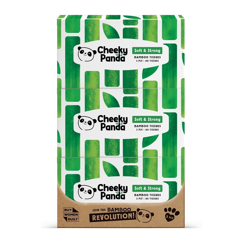 Cheeky Panda 竹浆面巾纸 12盒×80抽