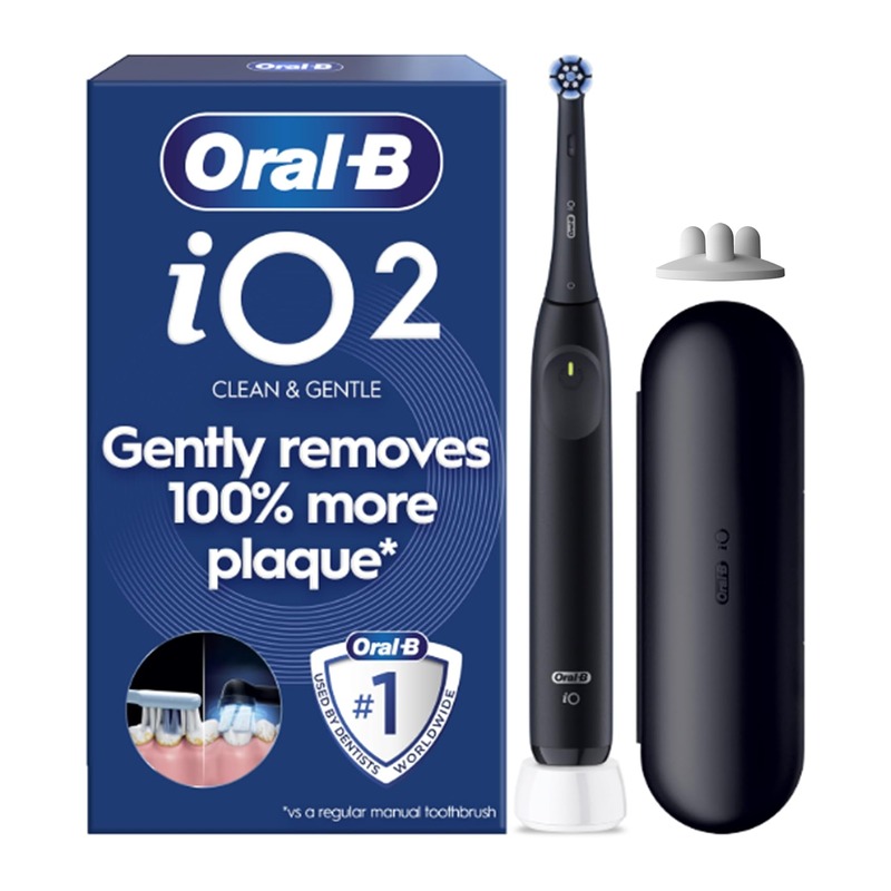 Oral-B 欧乐B iO2 电动牙刷 曜石黑 带旅行盒