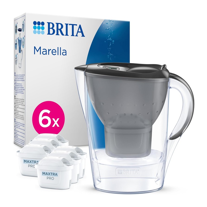 BRITA 碧然德 Marella 滤水壶 + 6个MAXTRA PRO Pure Performance滤芯