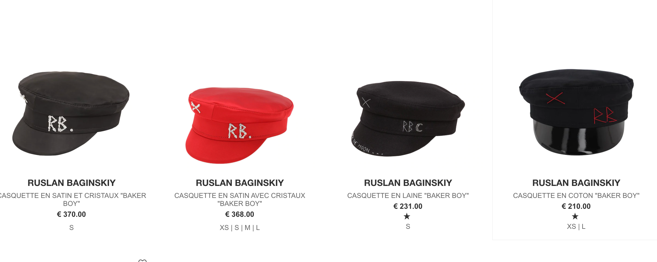 昆凌周冬雨同款报童帽Ruslan Baginskiy家的帽子现全场6折，还有几款 