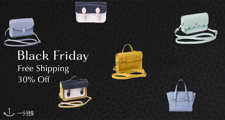 Cambridge Satchel,全场7折