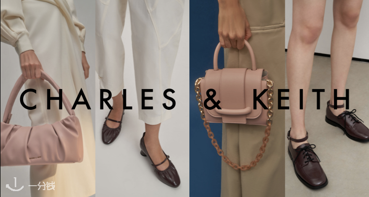 Charles&Keith,9折+折上9.9折