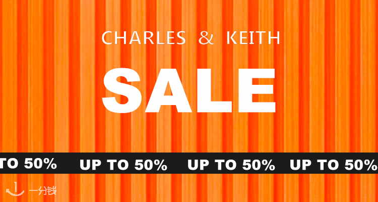 Charles & Keith,9折+折上9.9折