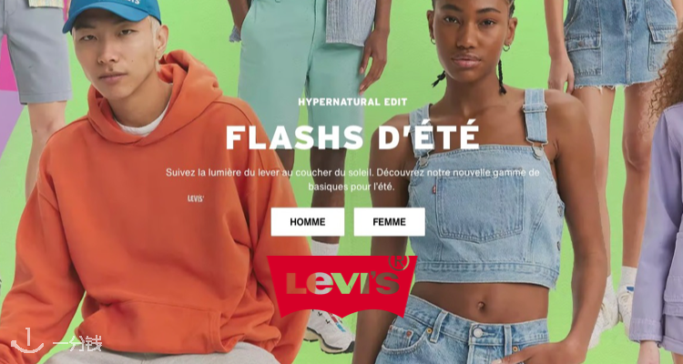 Levi's,9折+折上9.9折