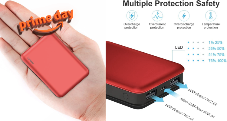 出门绝对少不了的充电宝！10000mAh 充电宝仅13.72€！