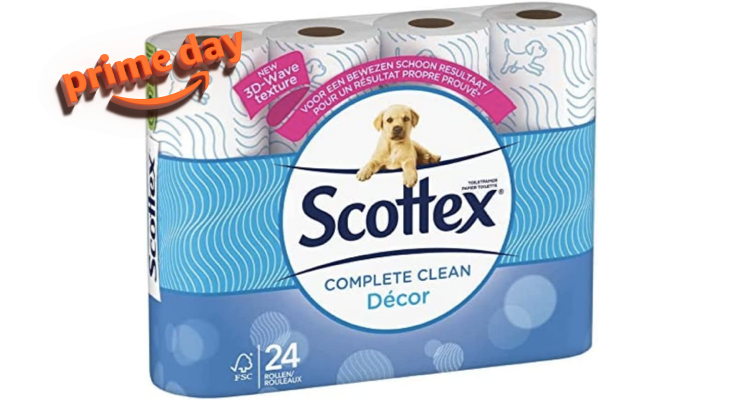 居家必备！Scottex卫生纸超级好价！24卷只要10.35€！