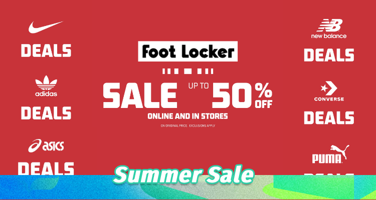 Foot Locker,低至5折