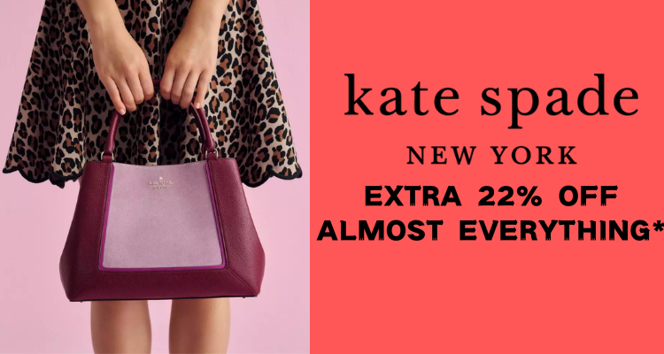 Kate Spade,7.8折+折上9.3折