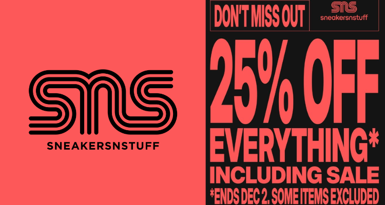 Sneakersnstuff,7.5折+折上9.9折