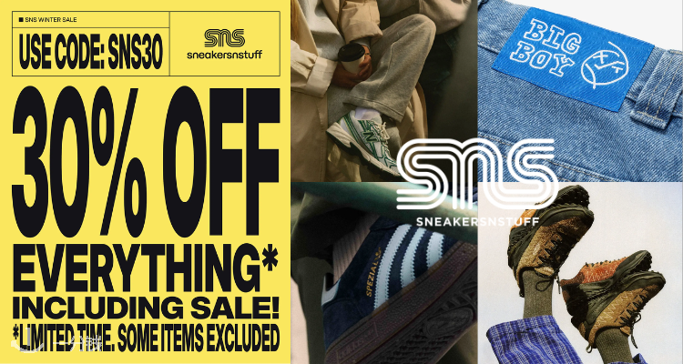 Sneakersnstuff,7折+折上7折