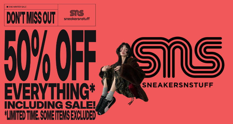 Sneakersnstuff,5折+折上5折