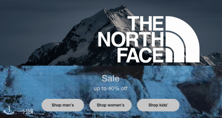 The North Face,8折