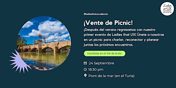 ¡Vente de Picnic! 瓦伦西亚来了！下班后和朋友们一起在城市桥畔享受轻松野餐时光吧