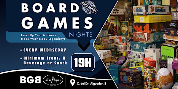 FREE Board Games Barcelona @ Pasa Tapas 巴塞罗那来了！每周三夜晚，和朋友们一起畅玩百款桌游，享受美食与社交的欢乐时光！