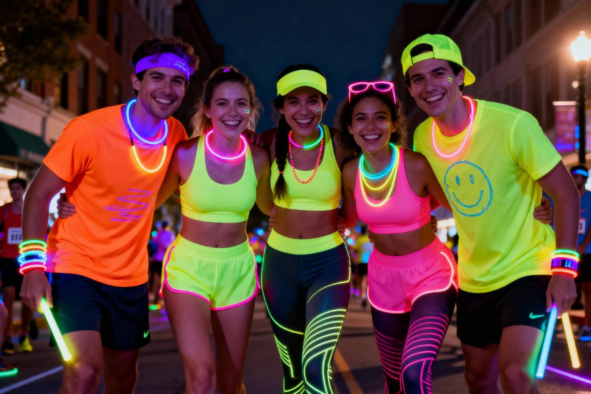 Luminous Party Run 伦敦来了！夜色、霓虹、运动和派对，一场属于你的夜跑狂欢