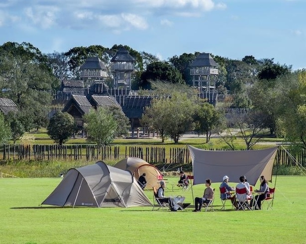 Snow Peak GROUNDS 吉野ヶ里来了！在千年遗迹旁，住进弥生时代的小屋