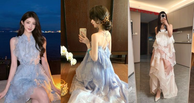 穿上简直仙女本人🌸Aje仙女裙7折起!FARFETCH大促7折起收!💗出片神器绝对权威!