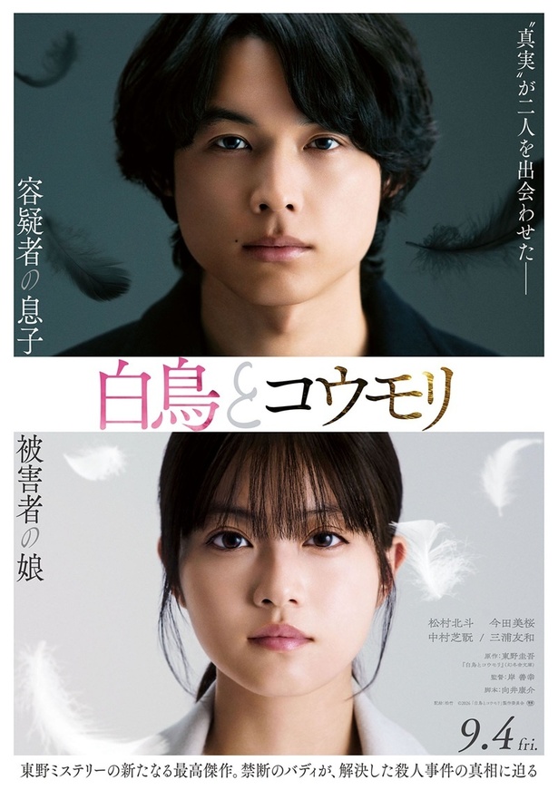 东野圭吾《白鳥とコウモリ》电影版｜松村北斗×今田美桜带你揭开罪恶真相