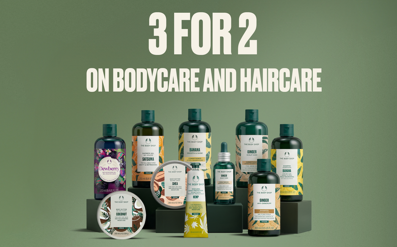 The Body Shop,全场6.7折