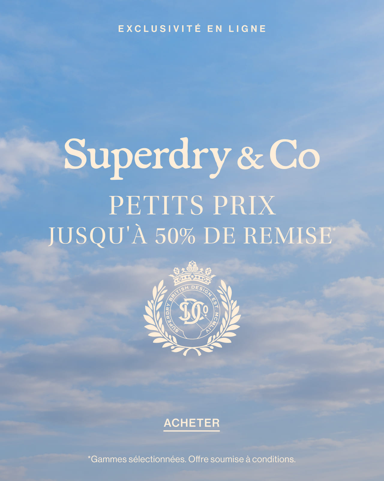 Superdry,低至5折