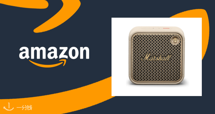 【史低价】法亚Marshall Willen II奶油白便携音响仅89€🔥澎湃低音，摇滚质感揣进口袋🎸